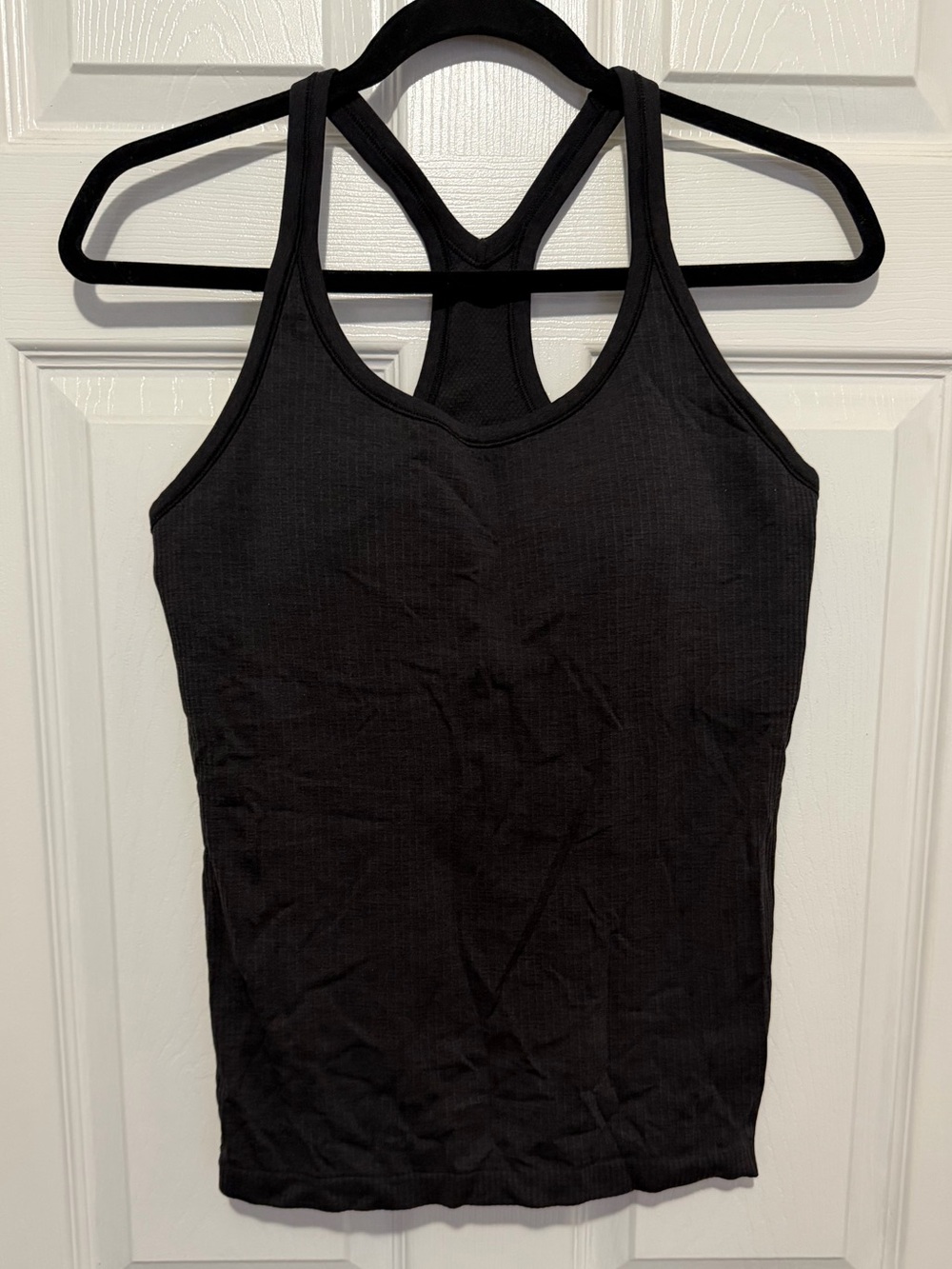 Lululemon Charcoal Ebb to Street Tank